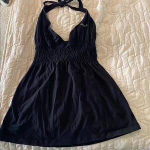 Bebe Black Halter top-size large but runs pretty small-used